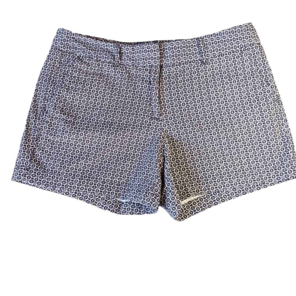 Land n Sea Unique print shorts, zipper/button/fasten fly. Sz 8